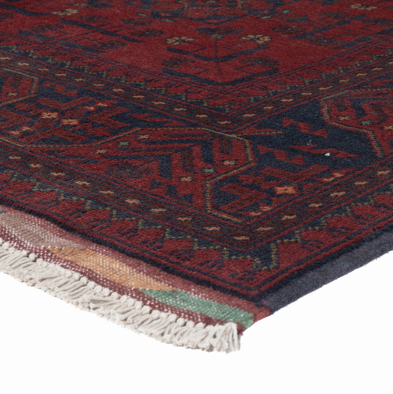 Afghan Rug - Kunduz - 200 x 150 cm - red