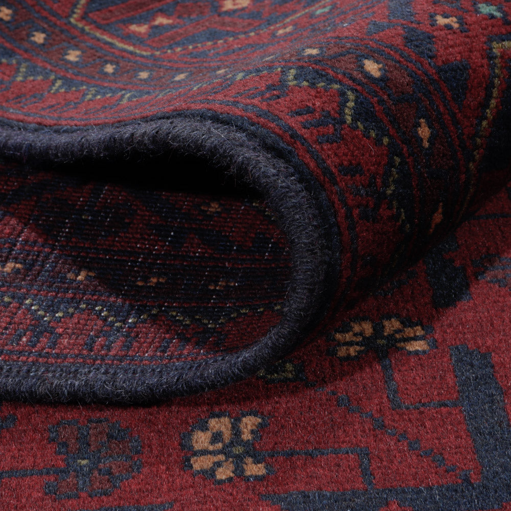 Afghan Rug - Kunduz - 200 x 150 cm - red