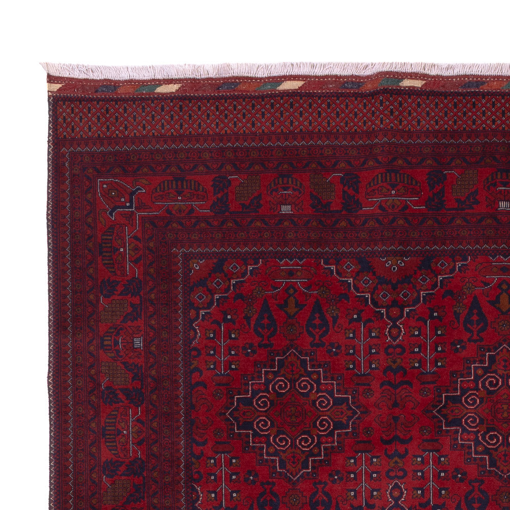 Afghan Rug - Royal - 232 x 167 cm - red