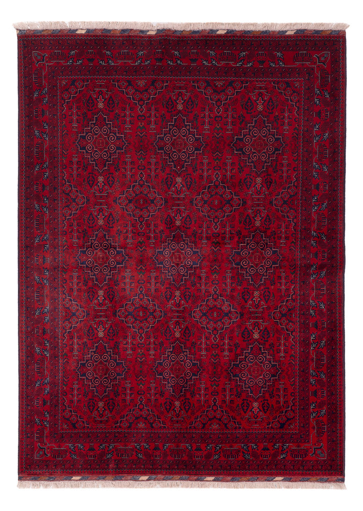 Afghan Rug - Royal - 236 x 170 cm - red