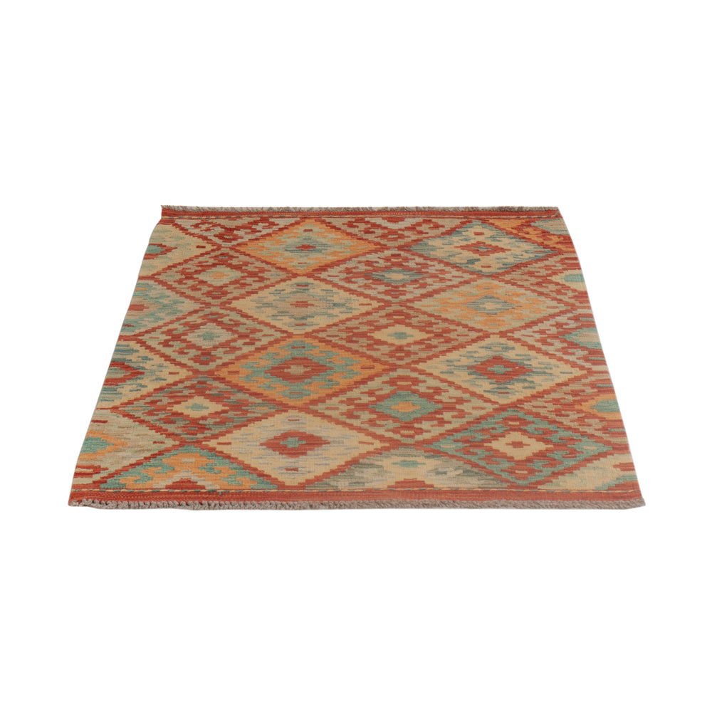 Kelim Rug - Splash - 121 x 85 cm - multicolored