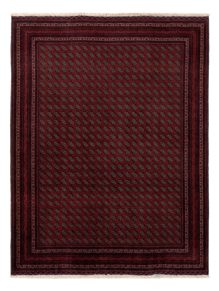 Afghan Rug - Royal - 196 x 150 cm - red