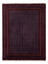 Afghan Rug - Royal - 195 x 151 cm - blue
