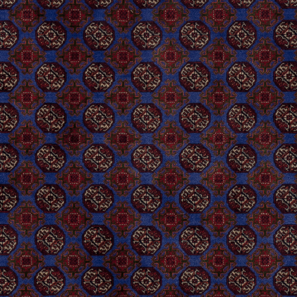 Afghan Rug - Royal - 195 x 151 cm - blue