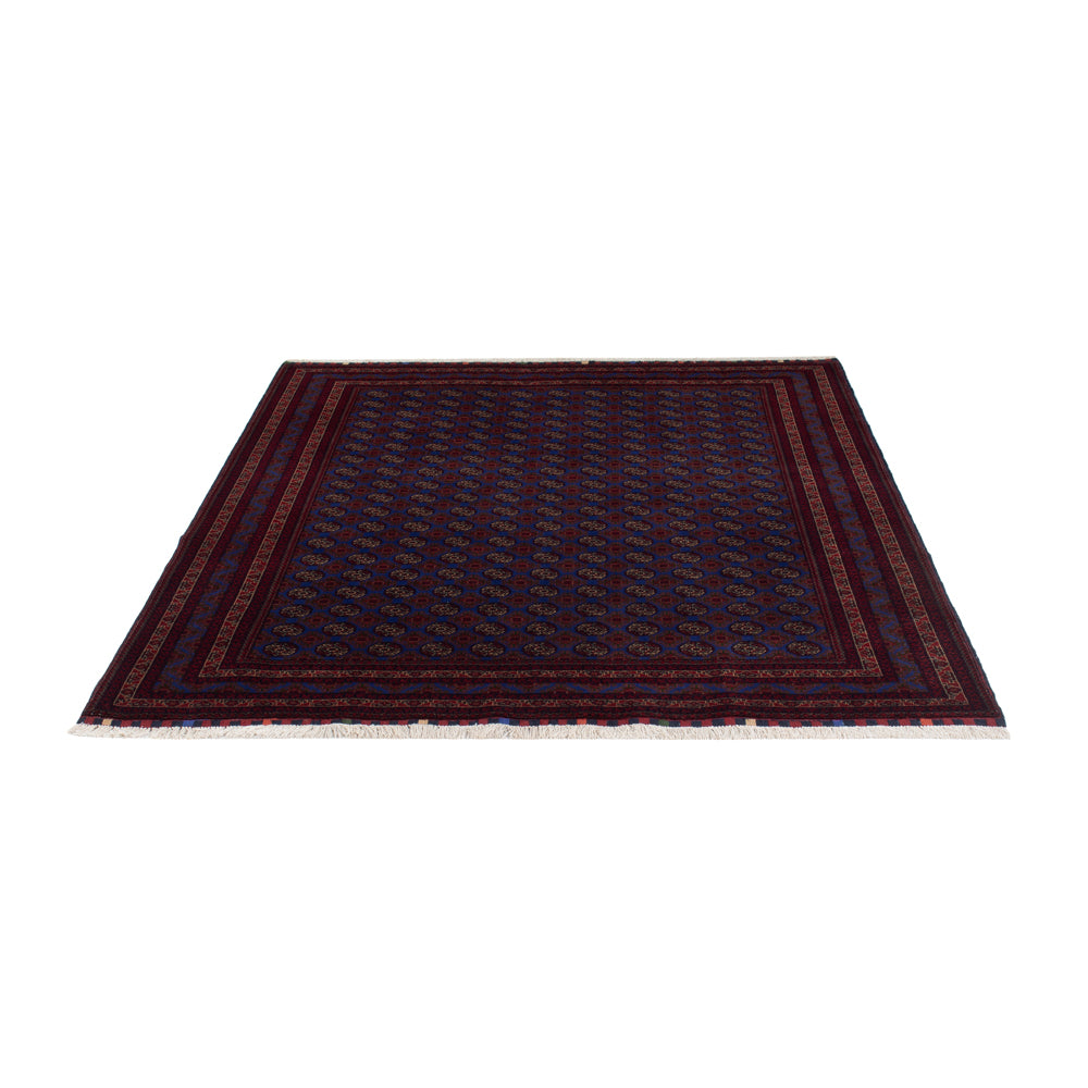 Afghan Rug - Royal - 195 x 151 cm - blue