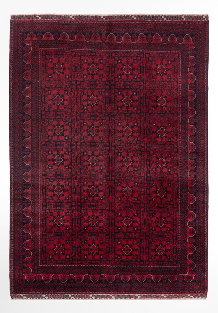 Afghan Rug - Kunduz - 351 x 247 cm - red