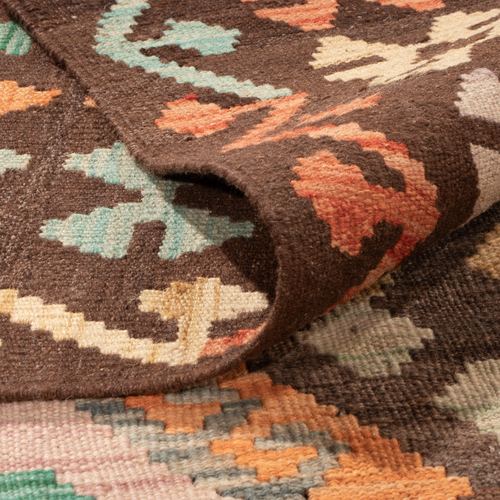 Kelim Rug - Splash - 351 x 244 cm - colorful