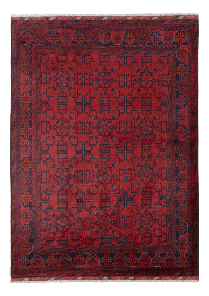 Afghan Rug - Kunduz - 238 x 176 cm - red