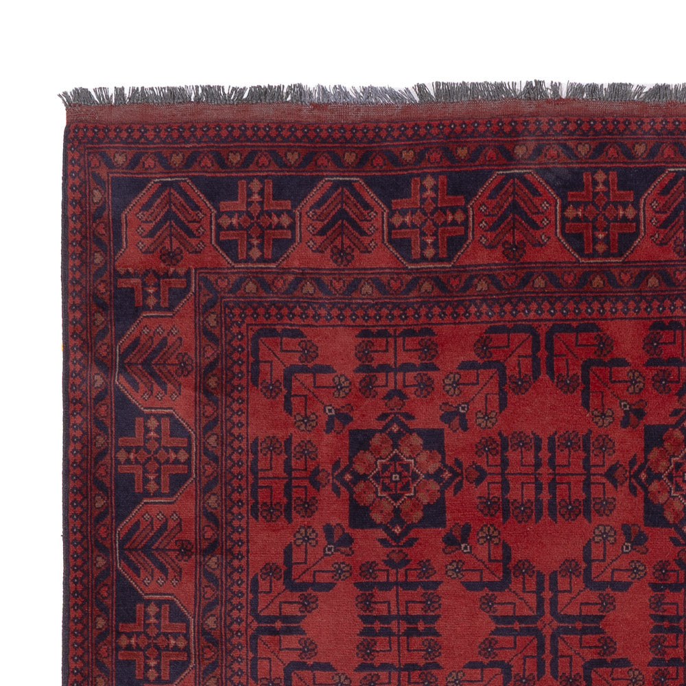 Afghan Rug - Kunduz - 233 x 178 cm - red