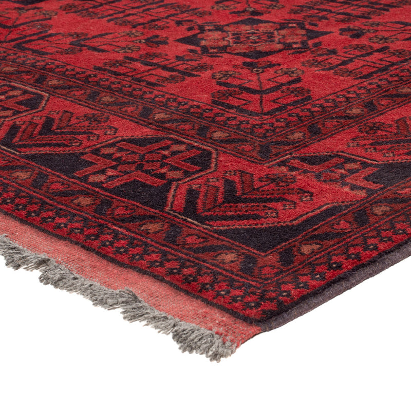 Afghan Rug - Kunduz - 233 x 178 cm - red