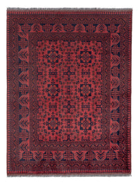 Afghan Rug - Kunduz - 198 x 153 cm - red
