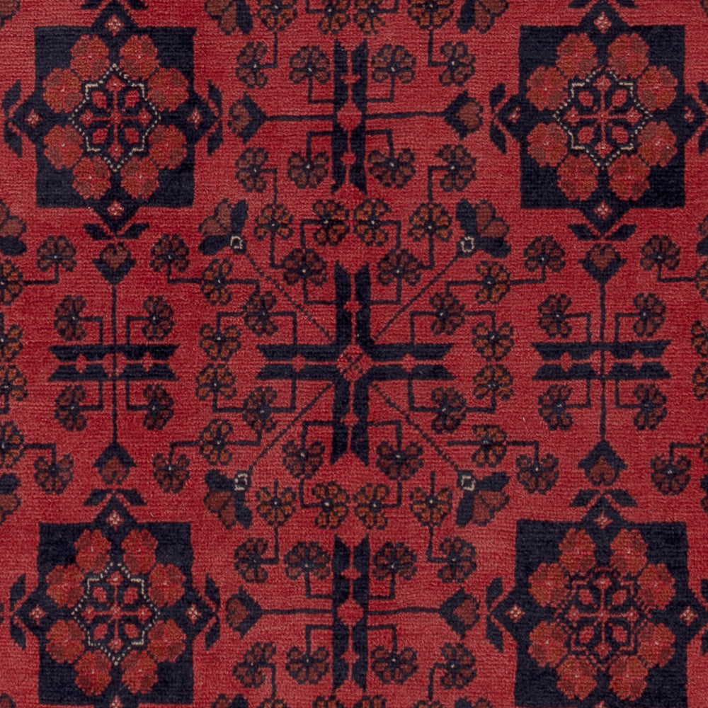 Afghan Rug - Kunduz - 198 x 153 cm - red