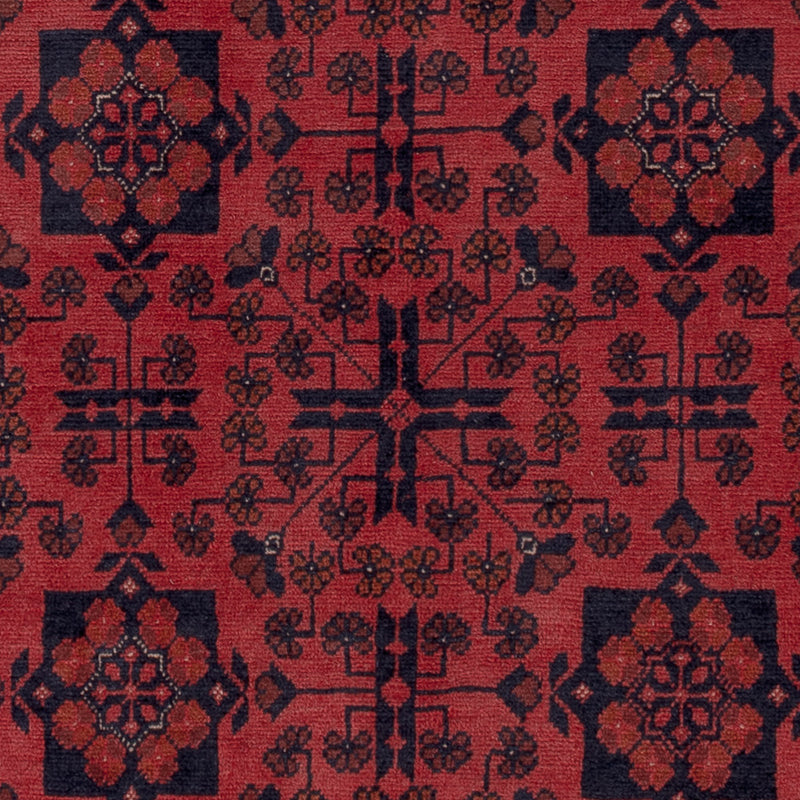 Afghan Rug - Kunduz - 198 x 153 cm - red