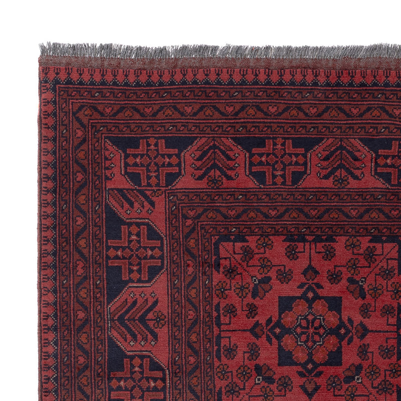 Afghan Rug - Kunduz - 198 x 153 cm - red