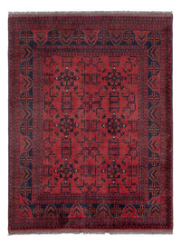 Afghan Rug - Kunduz - 203 x 154 cm - red