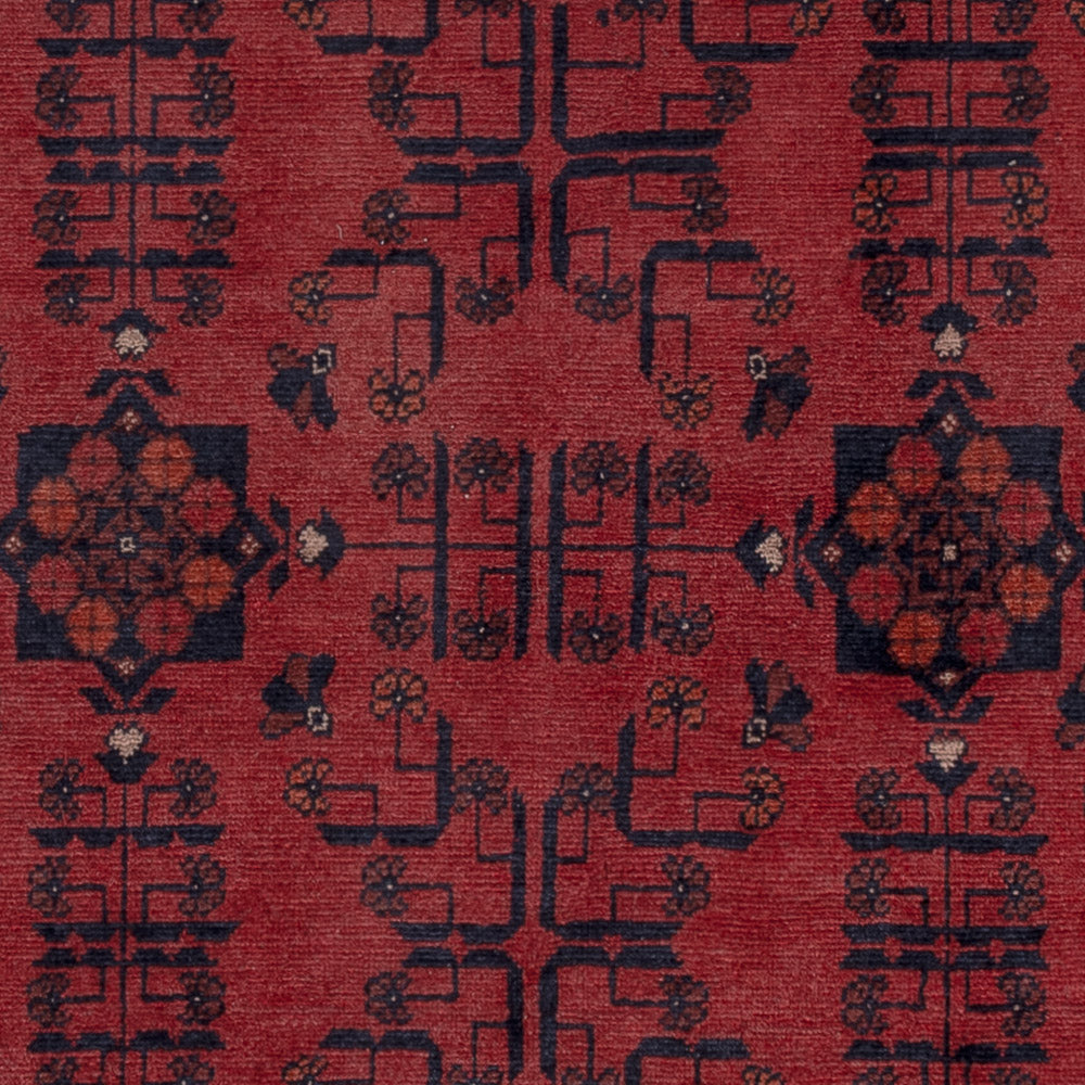 Afghan Rug - Kunduz - 203 x 154 cm - red