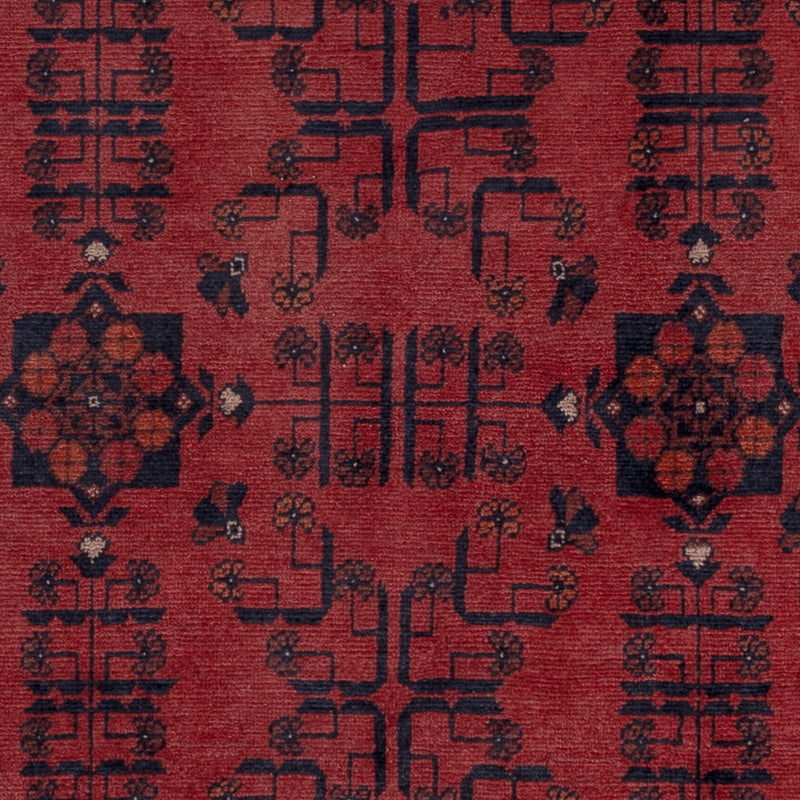 Afghan Rug - Kunduz - 203 x 154 cm - red