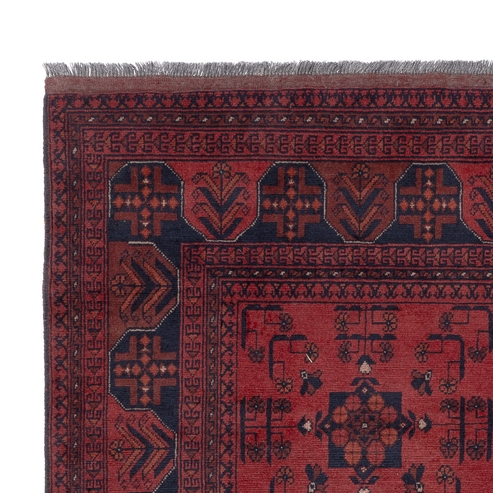 Afghan Rug - Kunduz - 203 x 154 cm - red