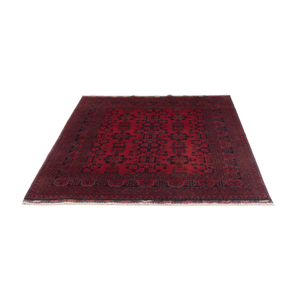 Afghan Rug - Kunduz - 196 x 151 cm - red