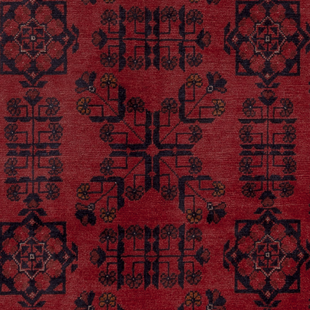 Afghan Rug - Kunduz - 200 x 153 cm - red