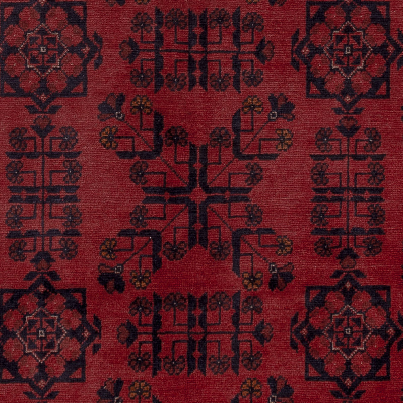 Afghan Rug - Kunduz - 200 x 153 cm - red
