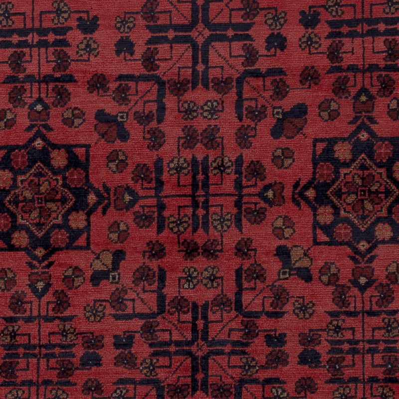 Afghan Rug - Kunduz - 202 x 155 cm - red