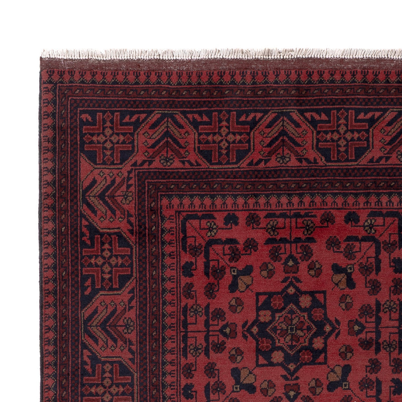Afghan Rug - Kunduz - 202 x 155 cm - red
