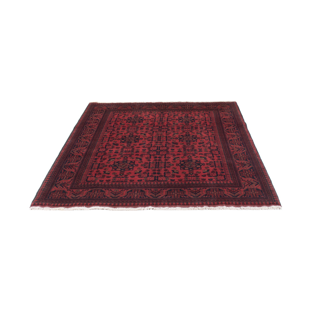 Afghan Rug - Kunduz - 202 x 155 cm - red