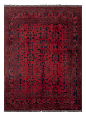 Afghan Rug - Kunduz - 200 x 150 cm - red