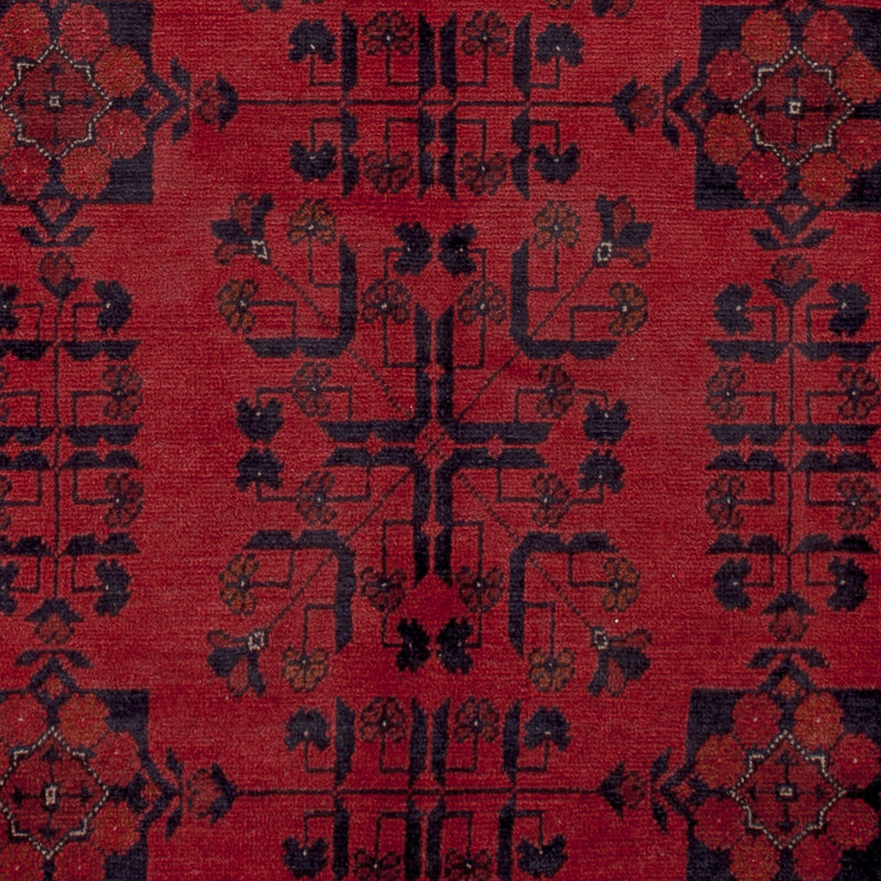 Afghan Rug - Kunduz - 200 x 150 cm - red