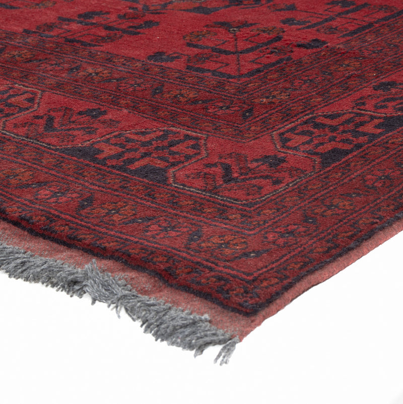 Afghan Rug - Kunduz - 200 x 150 cm - red
