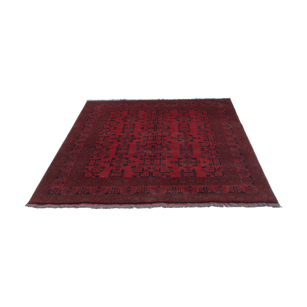 Afghan Rug - Kunduz - 200 x 150 cm - red