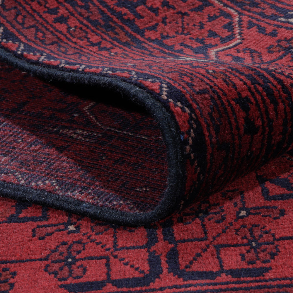 Afghan Rug - Kunduz - 198 x 148 cm - red