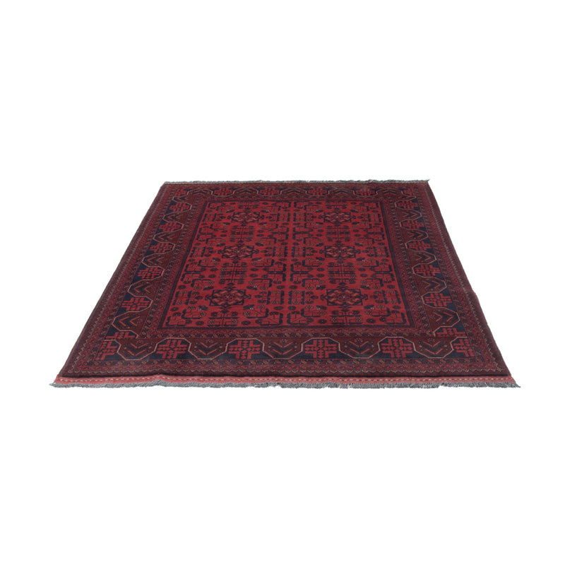 Afghan Rug - Kunduz - 201 x 148 cm - red