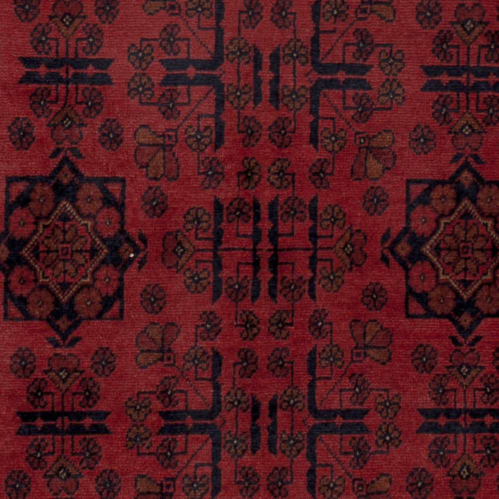 Afghan Rug - Kunduz - 195 x 150 cm - red