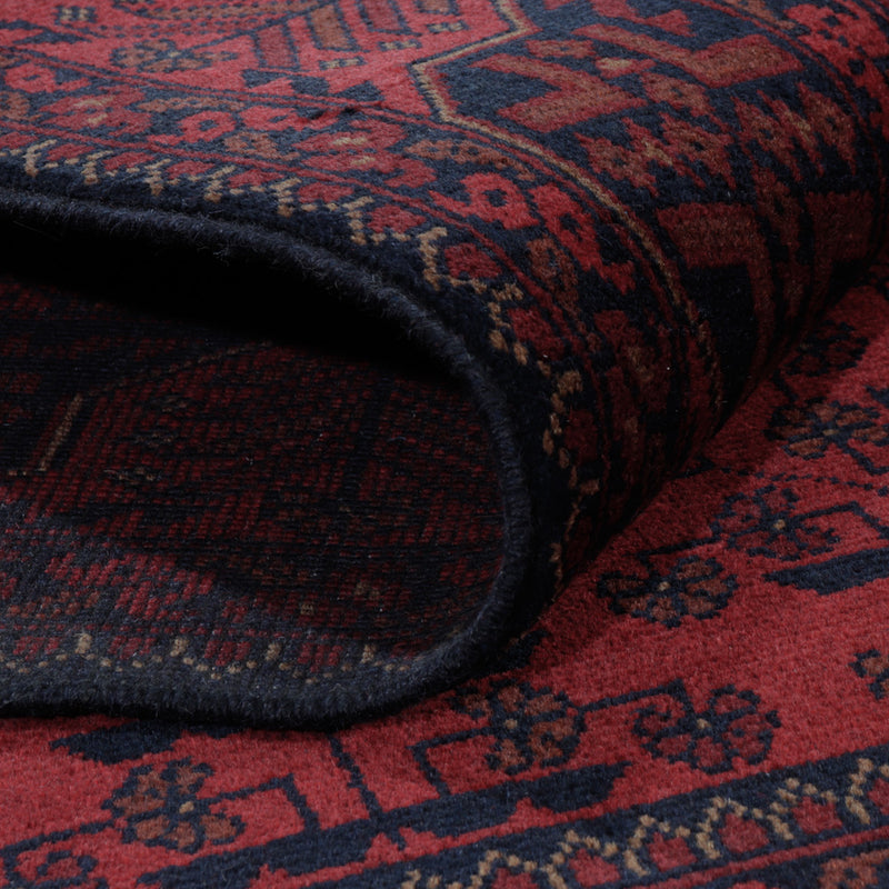 Afghan Rug - Kunduz - 195 x 150 cm - red