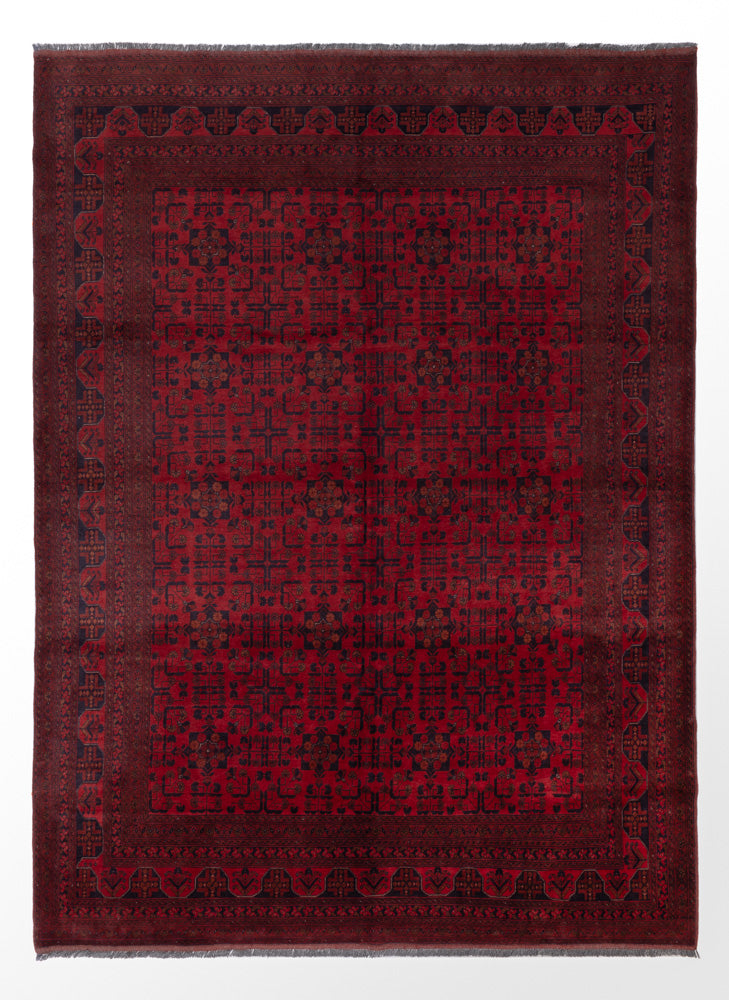Afghan Rug - Kunduz - 344 x 255 cm - red