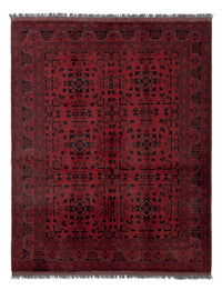 Afghan Rug - Kunduz - 198 x 153 cm - red