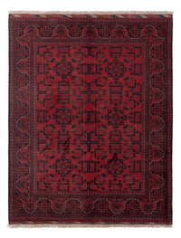 Afghan Rug - Kunduz - 191 x 155 cm - red