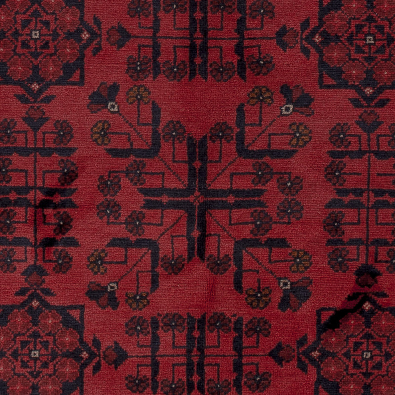 Afghan Rug - Kunduz - 191 x 155 cm - red