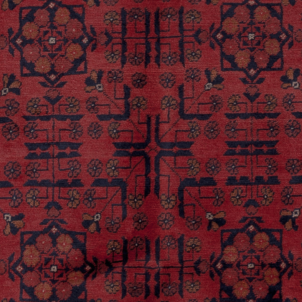 Afghan Rug - Kunduz - 197 x 151 cm - red