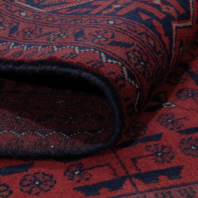 Afghan Rug - Kunduz - 197 x 151 cm - red