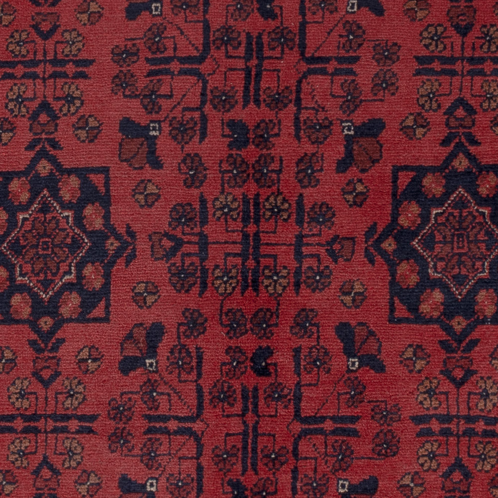 Afghan Rug - Kunduz - 196 x 151 cm - red