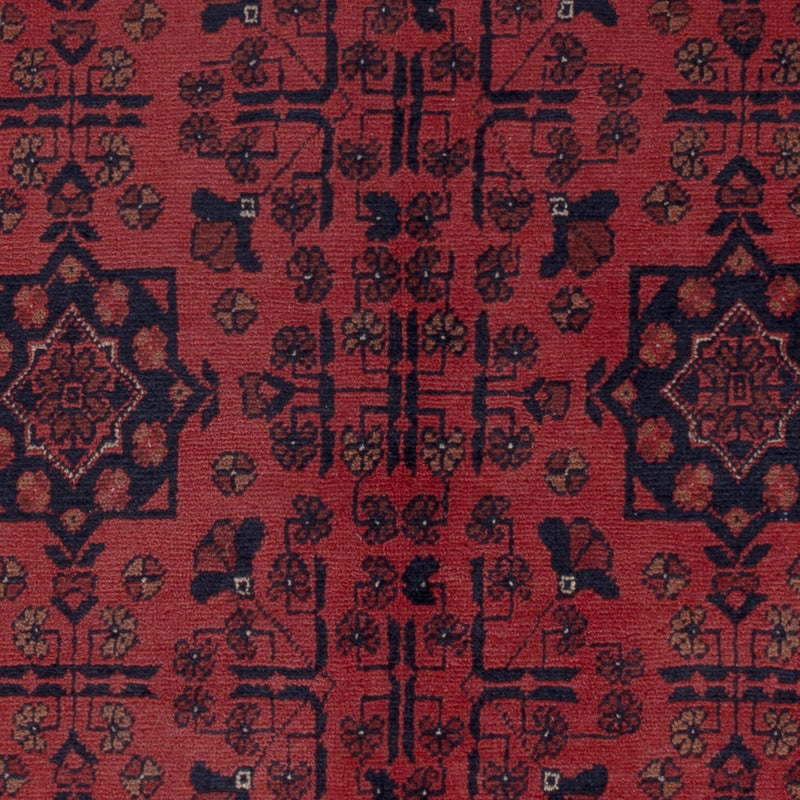 Afghan Rug - Kunduz - 196 x 151 cm - red
