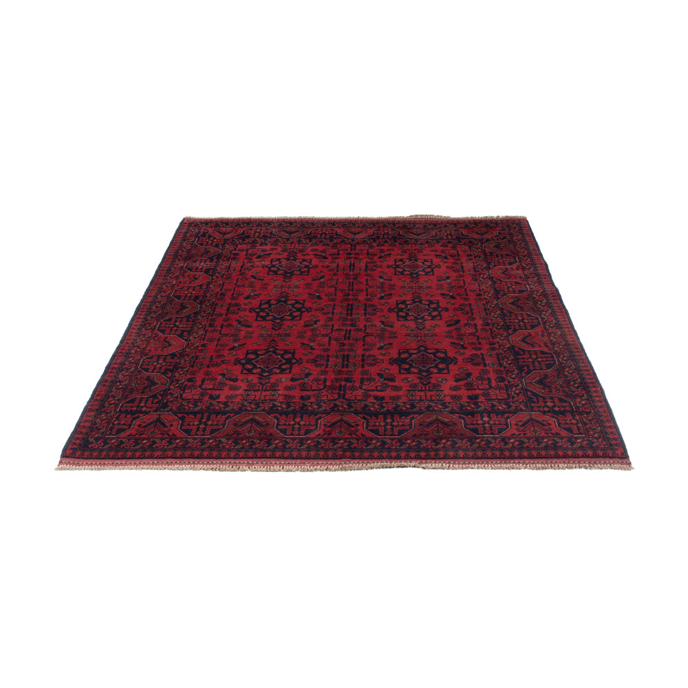 Afghan Rug - Kunduz - 196 x 151 cm - red