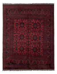 Afghan Rug - Kunduz - 191 x 151 cm - red