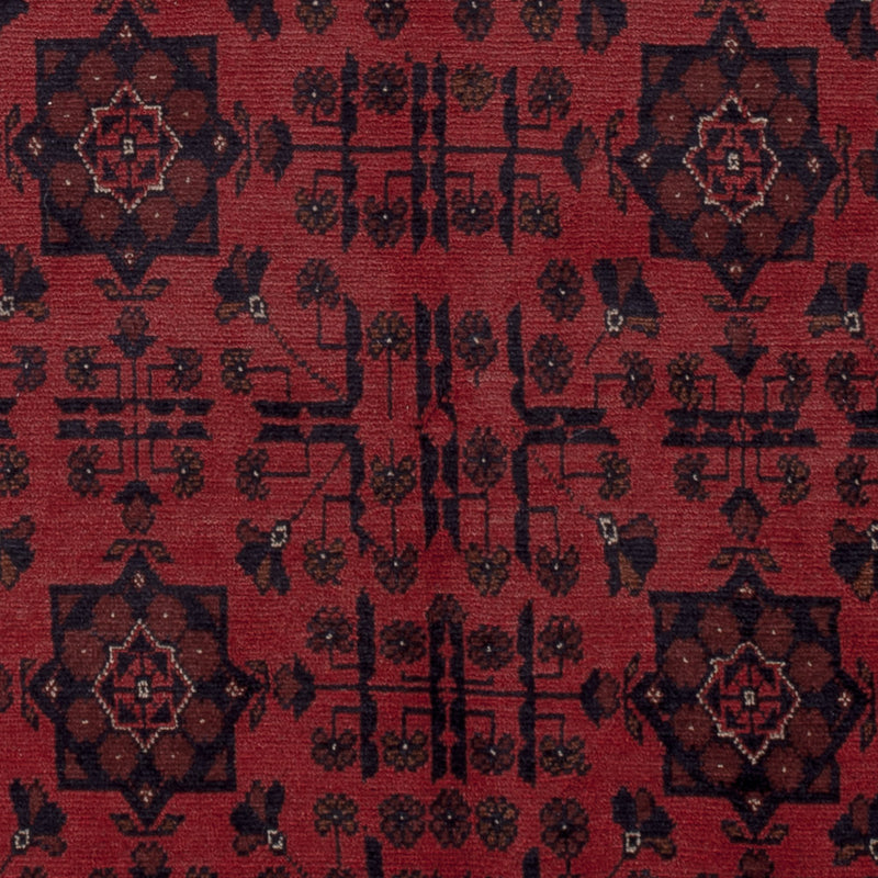 Afghan Rug - Kunduz - 191 x 151 cm - red