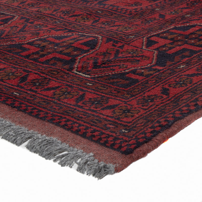 Afghan Rug - Kunduz - 191 x 151 cm - red