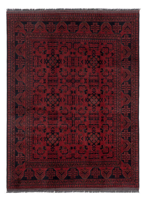Afghan Rug - Kunduz - 194 x 148 cm - red