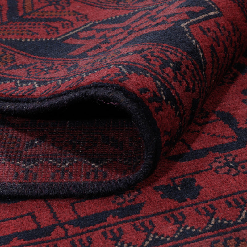 Afghan Rug - Kunduz - 194 x 148 cm - red